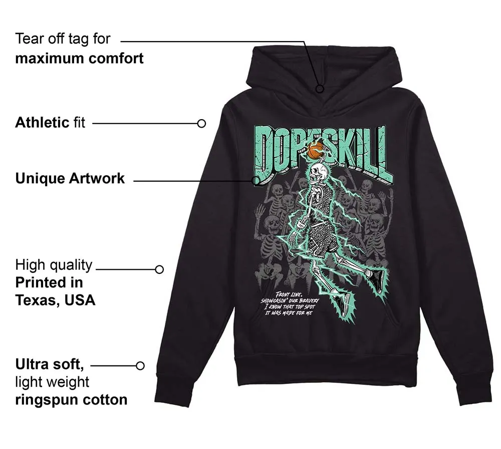 Green Glow 3s DopeSkill Hoodie Sweatshirt Thunder Dunk Graphic sold by DopeSkill product image thumbnail 3