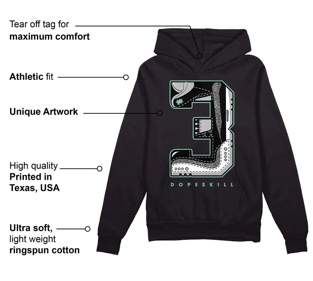 Green Glow 3s DopeSkill Hoodie Sweatshirt No.3 Graphic sold by DopeSkill product image thumbnail 3