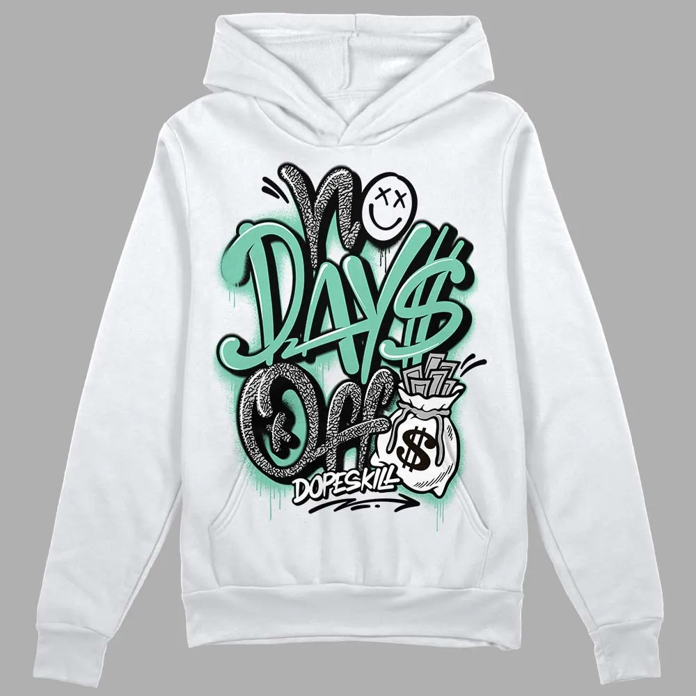 Green Glow 3s DopeSkill Hoodie Sweatshirt No Days Off Graphic sold by DopeSkill product image thumbnail 2