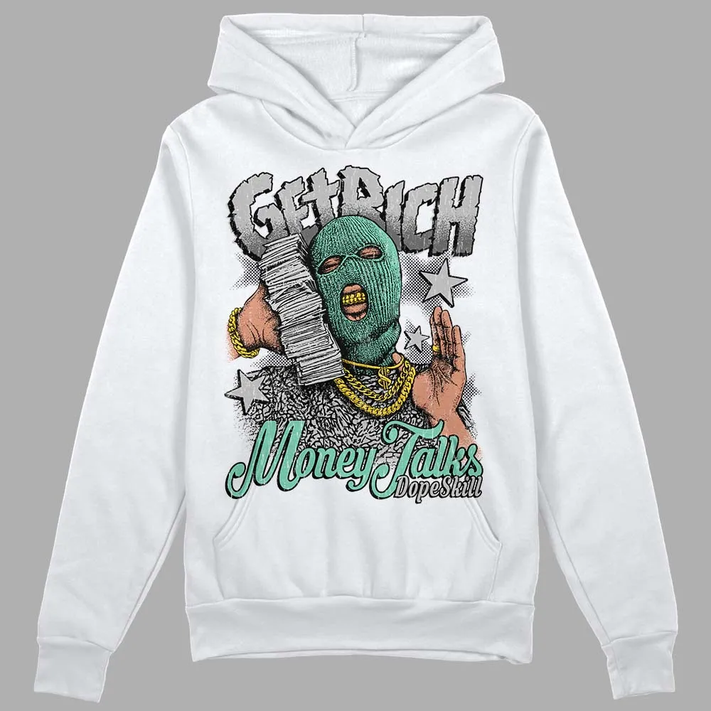 Green Glow 3s DopeSkill Hoodie Sweatshirt Get Rich Graphic sold by DopeSkill product image thumbnail 2
