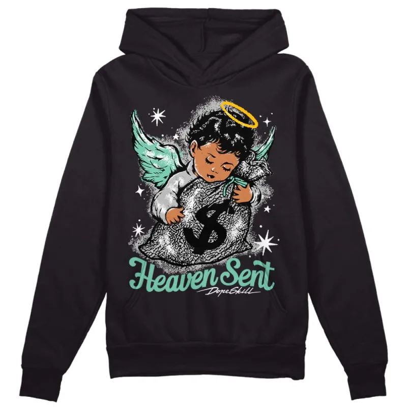 Green Glow 3s DopeSkill Hoodie Sweatshirt Heaven Sent Graphic sold by DopeSkill