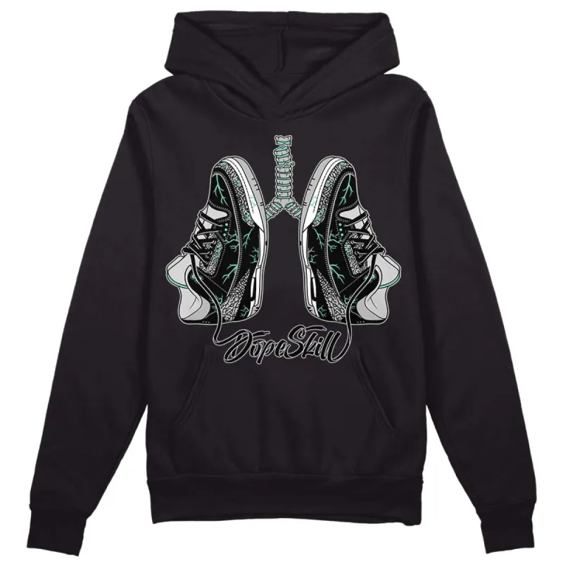 Green Glow 3s DopeSkill Hoodie Sweatshirt Breathe Graphic sold by DopeSkill