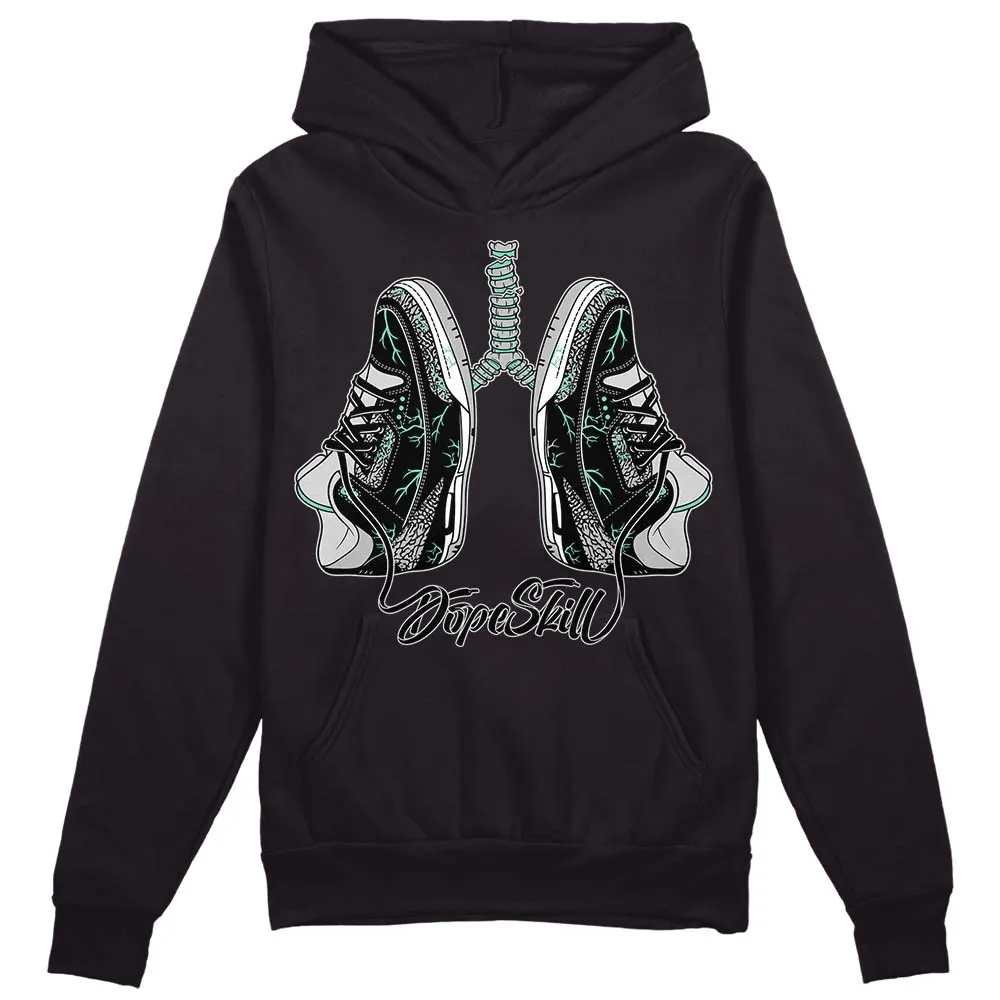 Green Glow 3s DopeSkill Hoodie Sweatshirt Breathe Graphic sold by DopeSkill