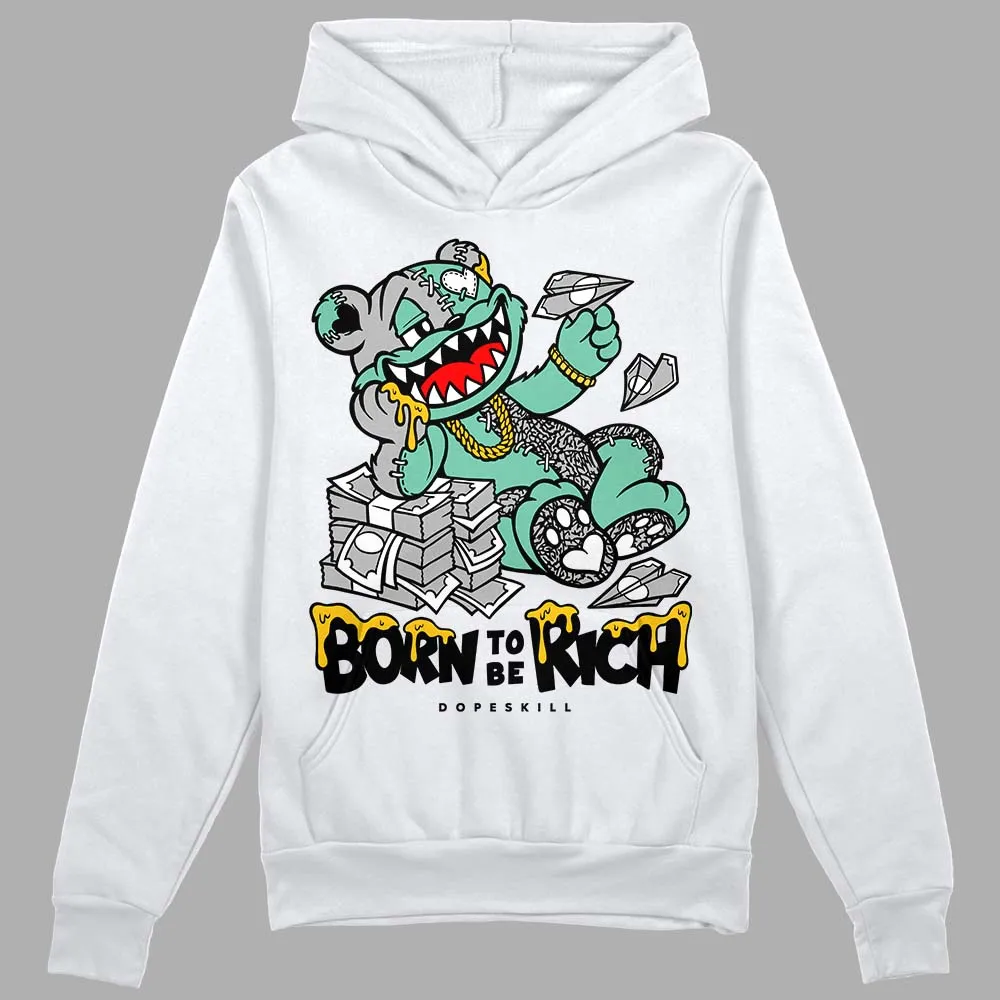 Green Glow 3s DopeSkill Hoodie Sweatshirt Born To Be Rich Graphic sold by DopeSkill product image thumbnail 2