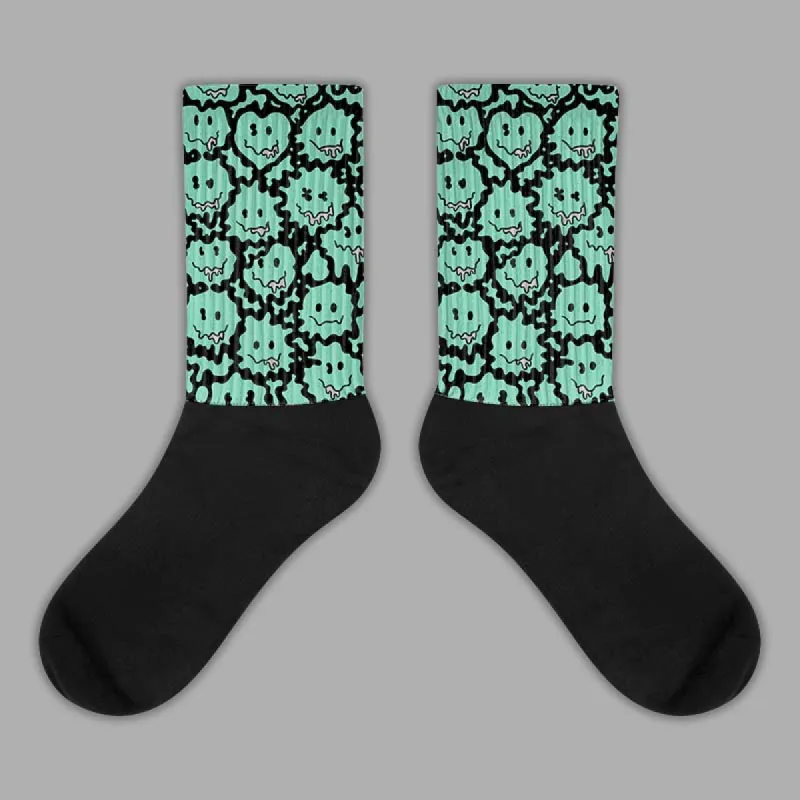 Green Glow 3s DopeSkill Sublimated Socks Slime Graphic sold by DopeSkill