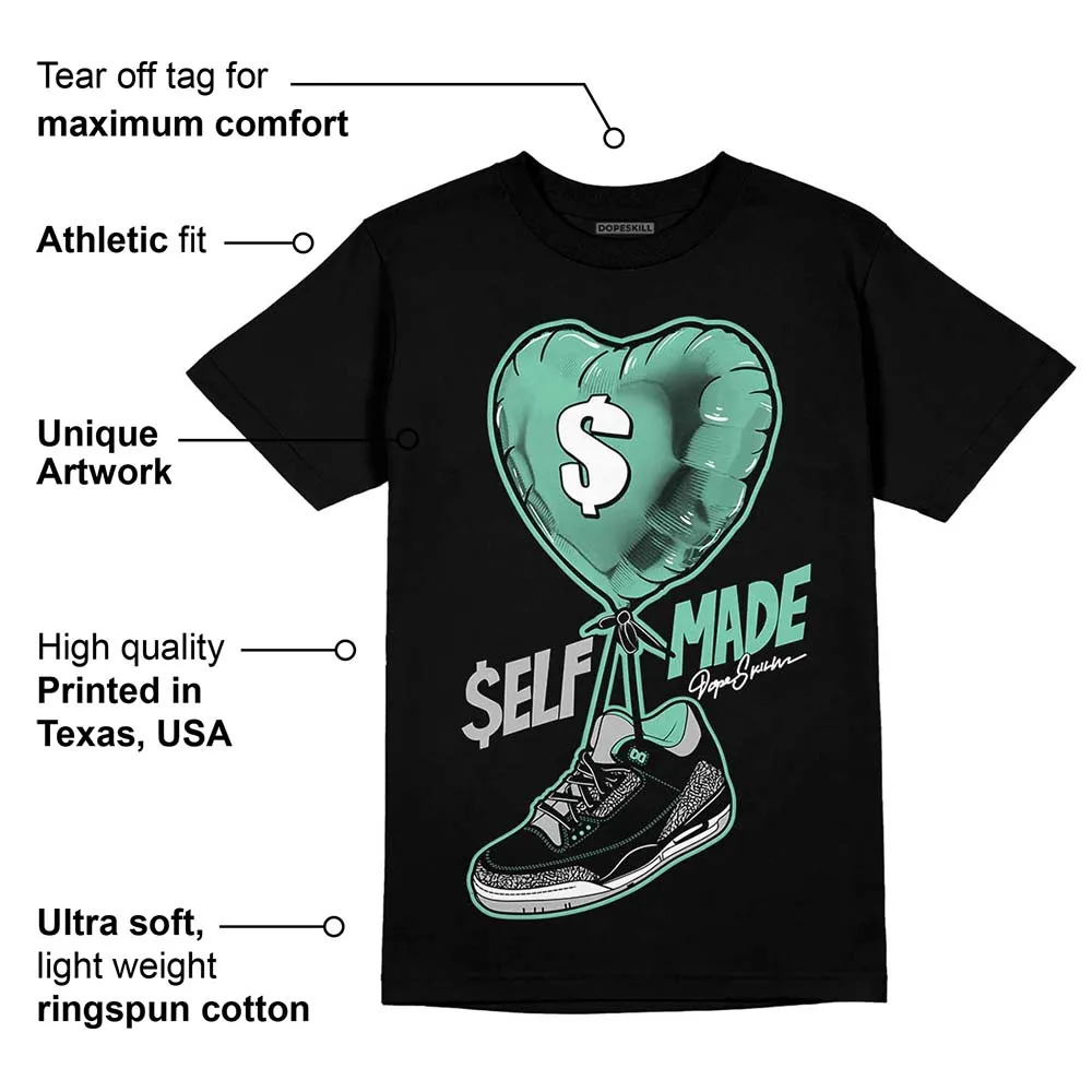 Green Glow 3s DopeSkill T-Shirt Self Made Graphic sold by DopeSkill product image thumbnail 3
