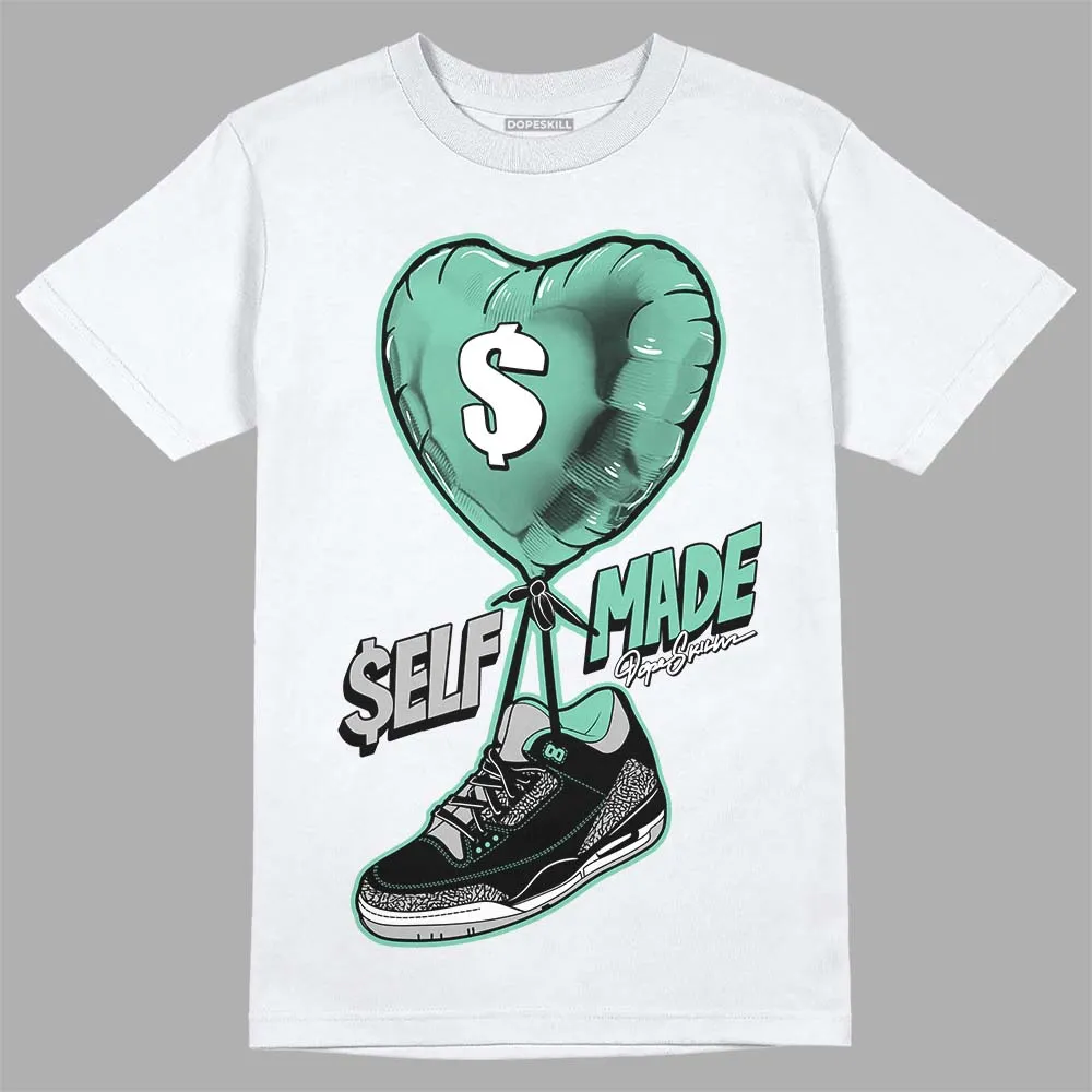 Green Glow 3s DopeSkill T-Shirt Self Made Graphic sold by DopeSkill product image thumbnail 2