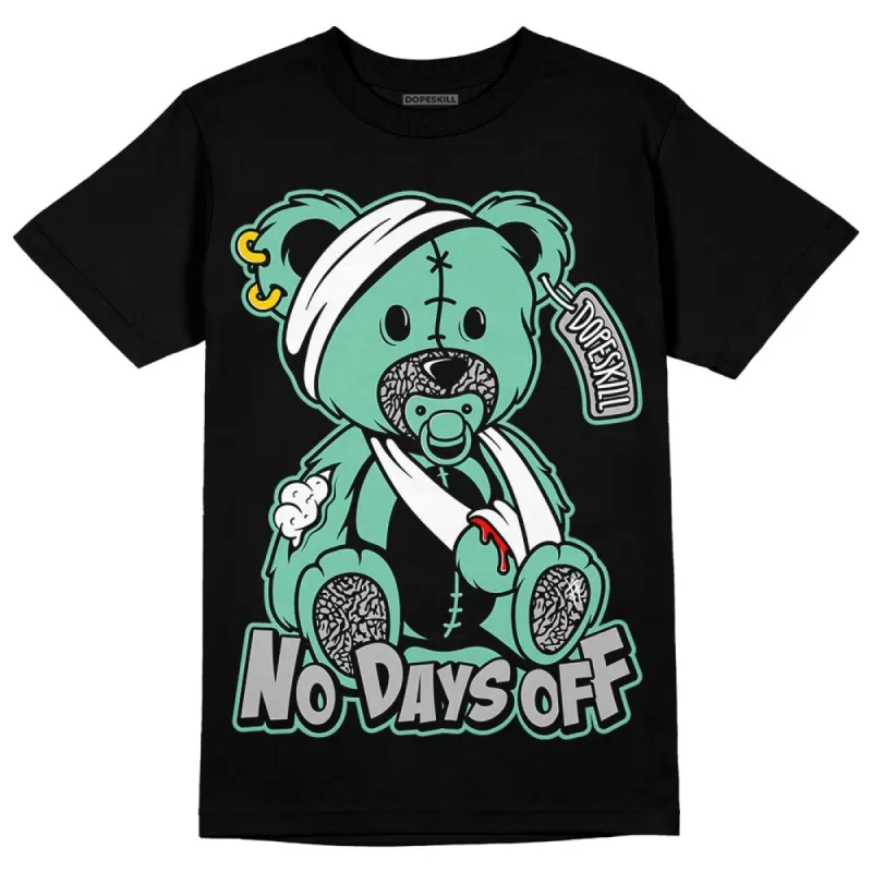 Green Glow 3s DopeSkill T-Shirt Hurt Bear Graphic sold by DopeSkill