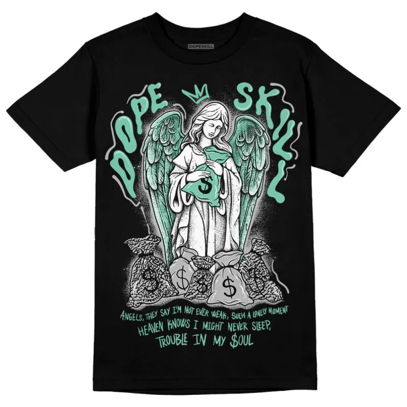 Green Glow 3s DopeSkill T-Shirt Angels Graphic sold by DopeSkill