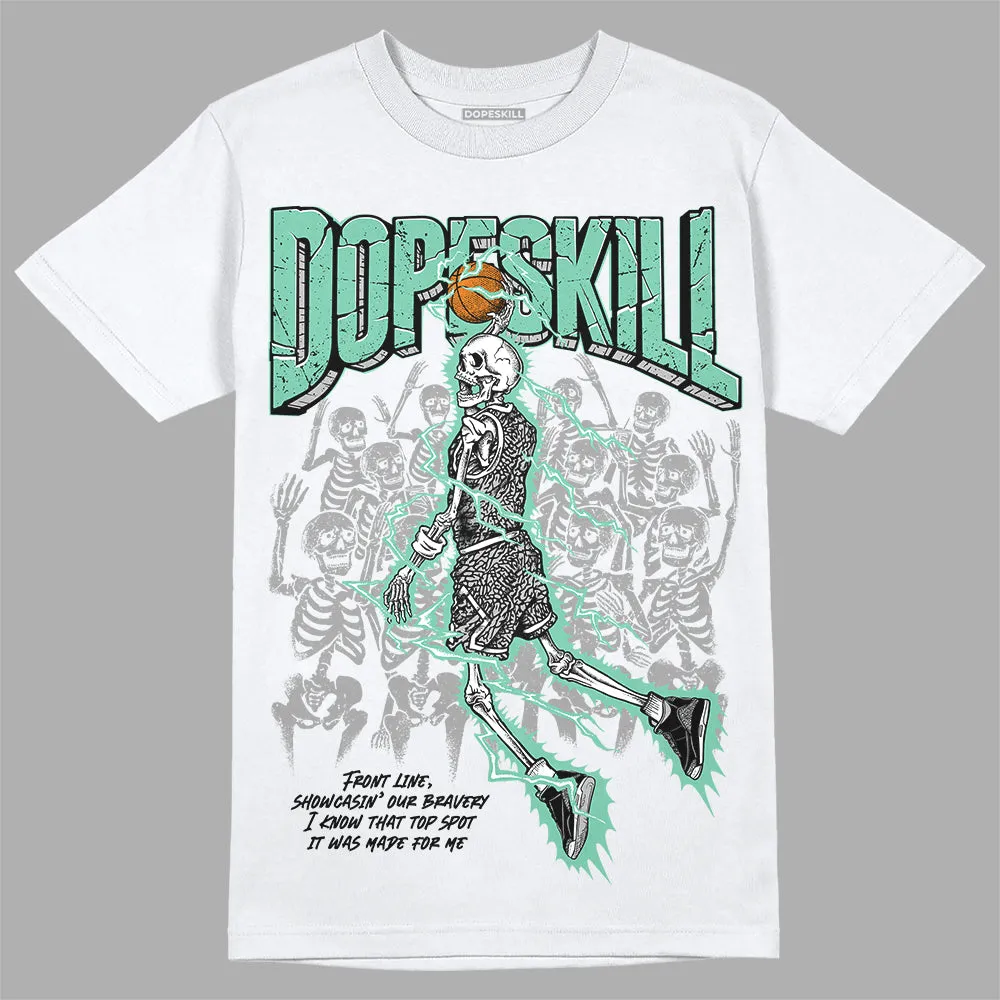 Green Glow 3s DopeSkill T-Shirt Thunder Dunk Graphic sold by DopeSkill product image thumbnail 2