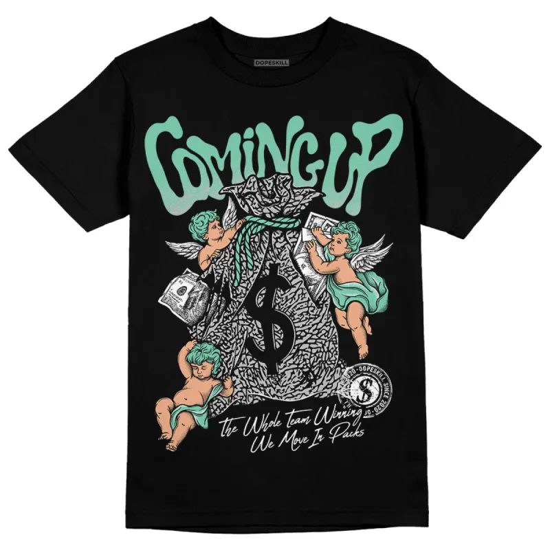 Green Glow 3s DopeSkill T-Shirt Money Bag Coming Up Graphic sold by DopeSkill