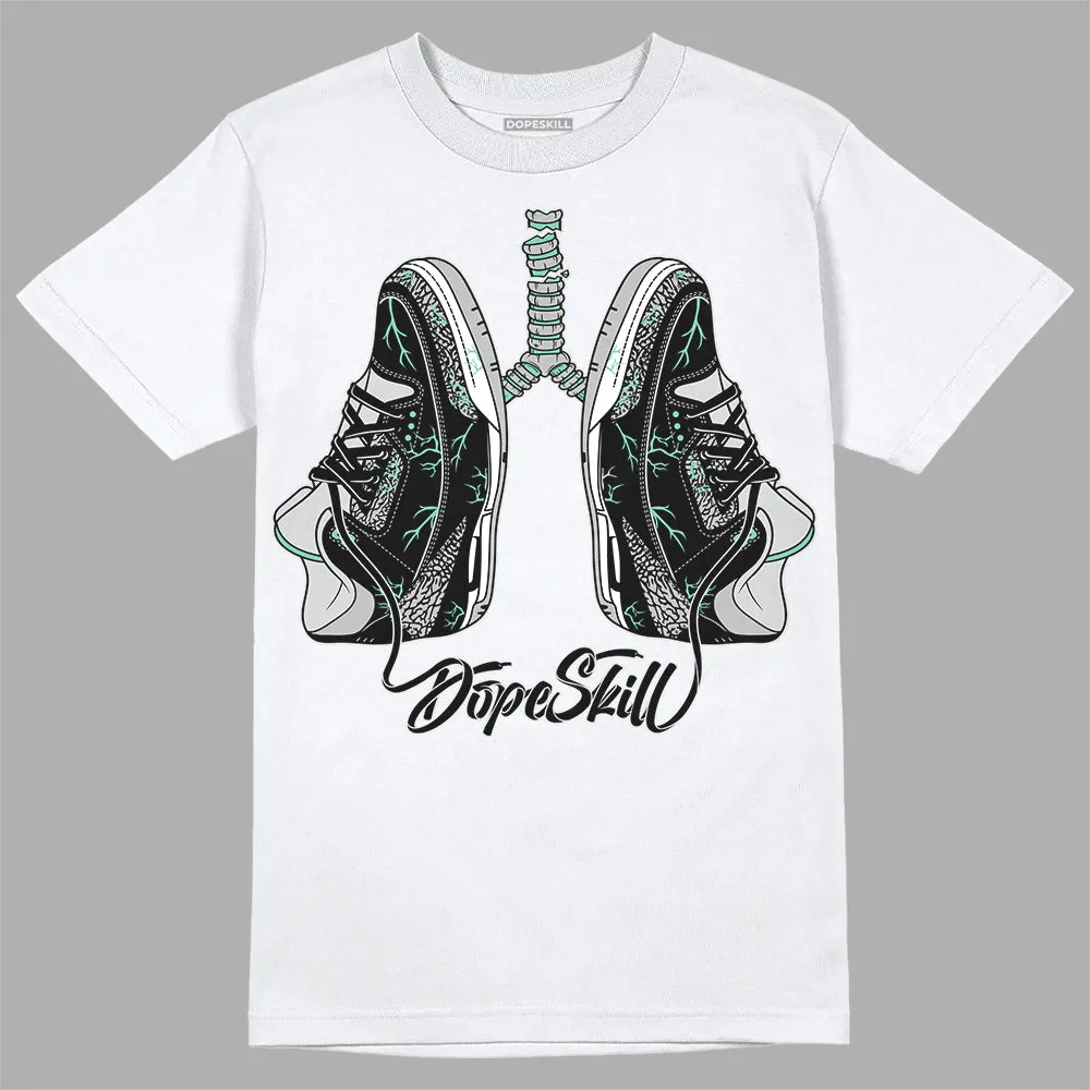 Green Glow 3s DopeSkill T-Shirt Breathe Graphic sold by DopeSkill product image thumbnail 2