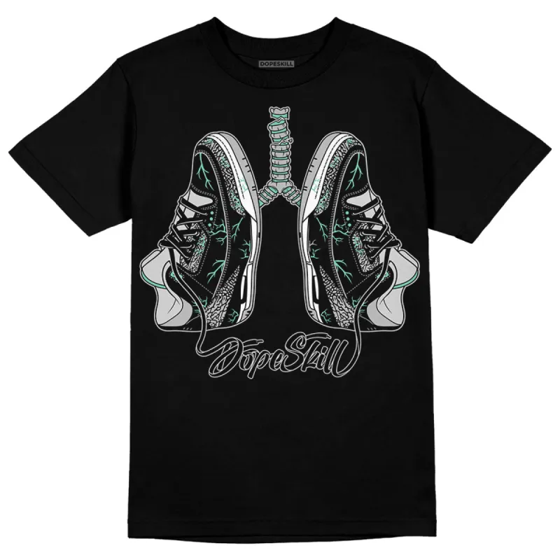 Green Glow 3s DopeSkill T-Shirt Breathe Graphic sold by DopeSkill