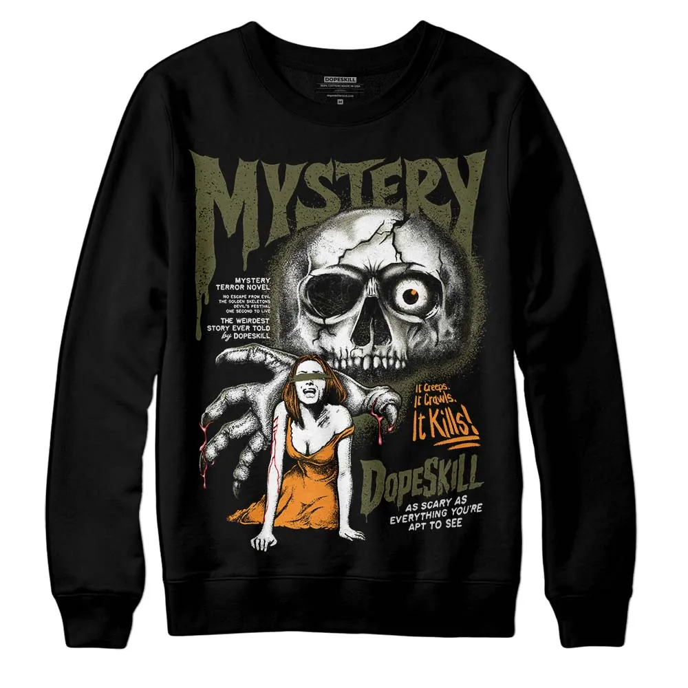 Olive 5s DopeSkill Sweatshirt Mystery Ghostly Grasp Graphic sold by DopeSkill product image thumbnail 2