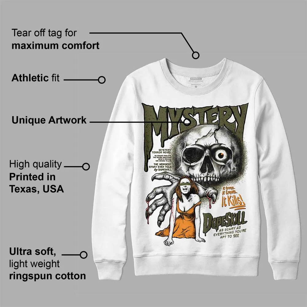 Olive 5s DopeSkill Sweatshirt Mystery Ghostly Grasp Graphic sold by DopeSkill product image thumbnail 3