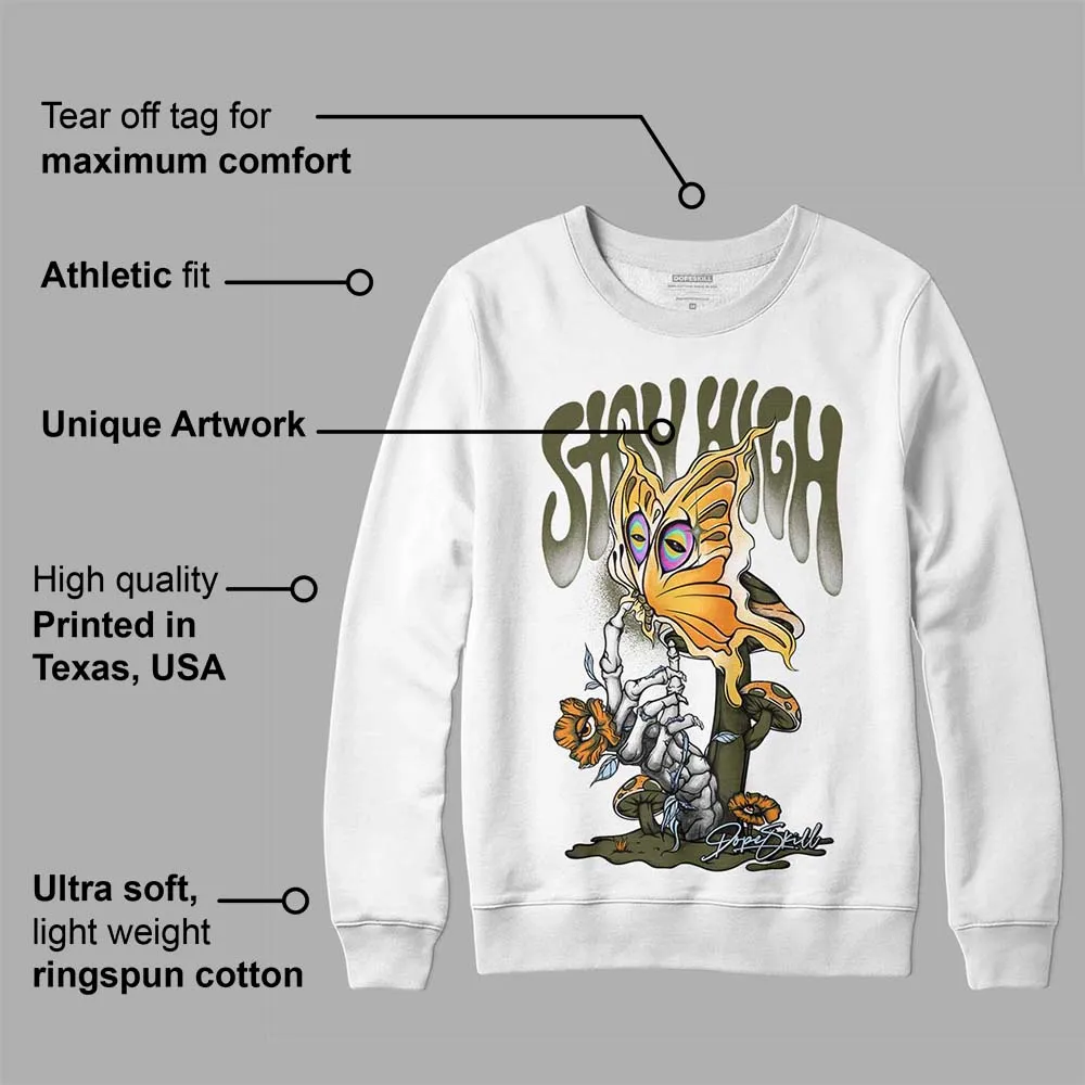 Olive 5s DopeSkill Sweatshirt Stay High Graphic sold by DopeSkill product image thumbnail 3
