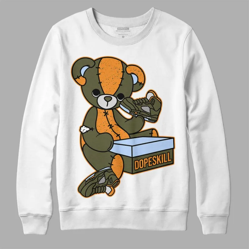 Olive 5s DopeSkill Sweatshirt Sneakerhead BEAR Graphic sold by DopeSkill