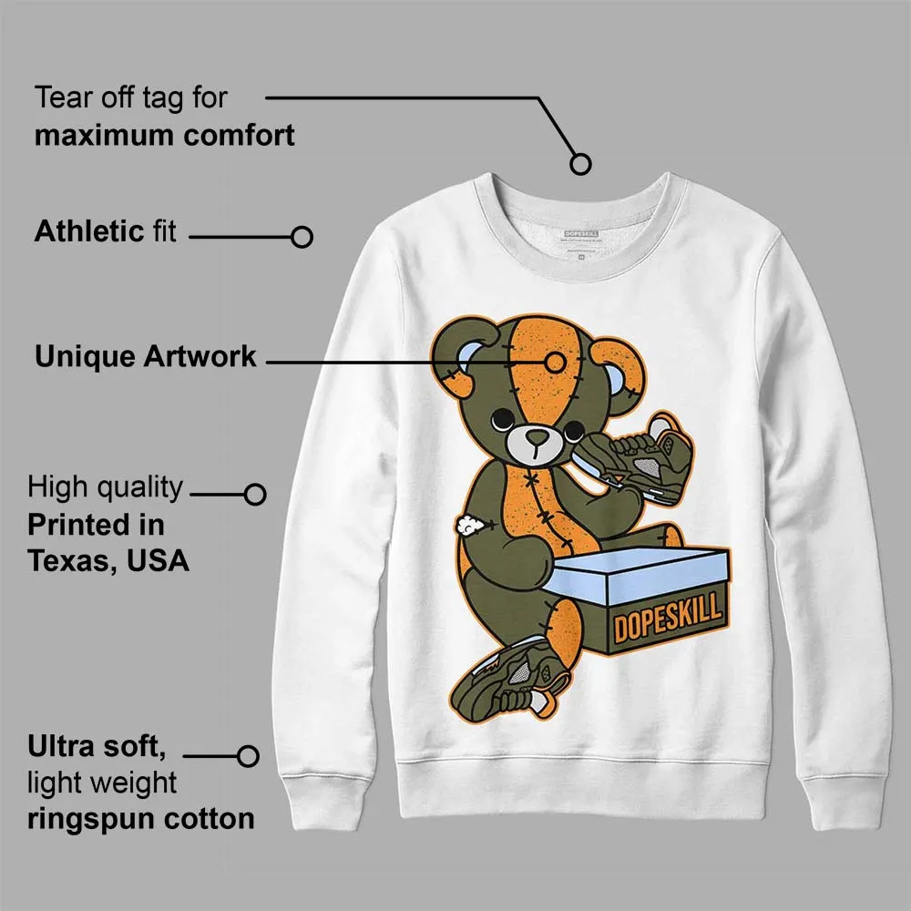 Olive 5s DopeSkill Sweatshirt Sneakerhead BEAR Graphic sold by DopeSkill product image thumbnail 3