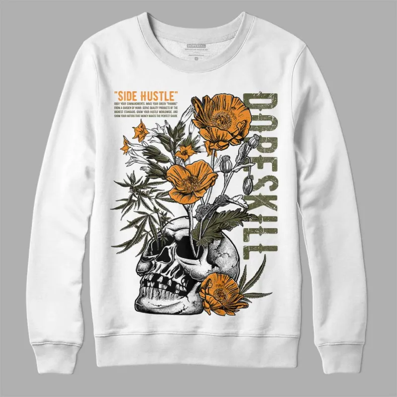 Olive 5s DopeSkill Sweatshirt Side Hustle Graphic sold by DopeSkill