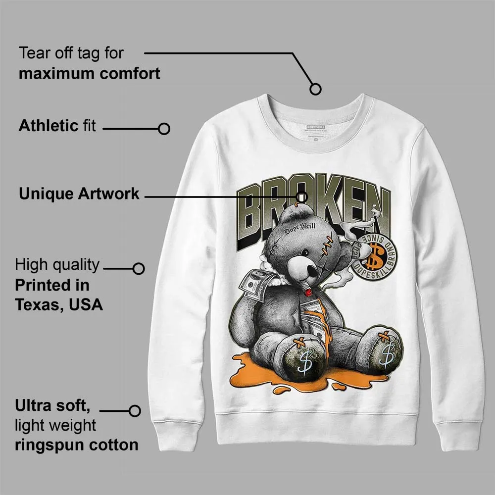 Olive 5s DopeSkill Sweatshirt Sick Bear Graphic sold by DopeSkill product image thumbnail 3