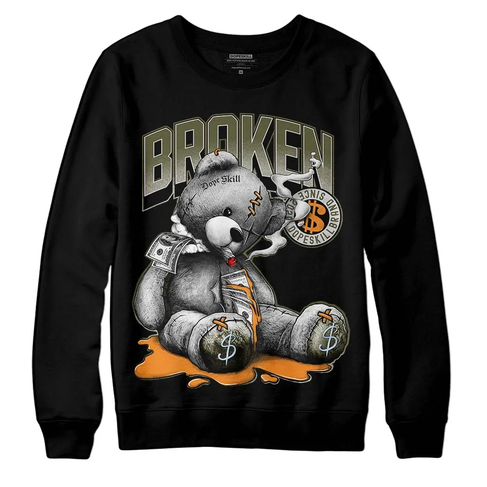 Olive 5s DopeSkill Sweatshirt Sick Bear Graphic sold by DopeSkill product image thumbnail 2