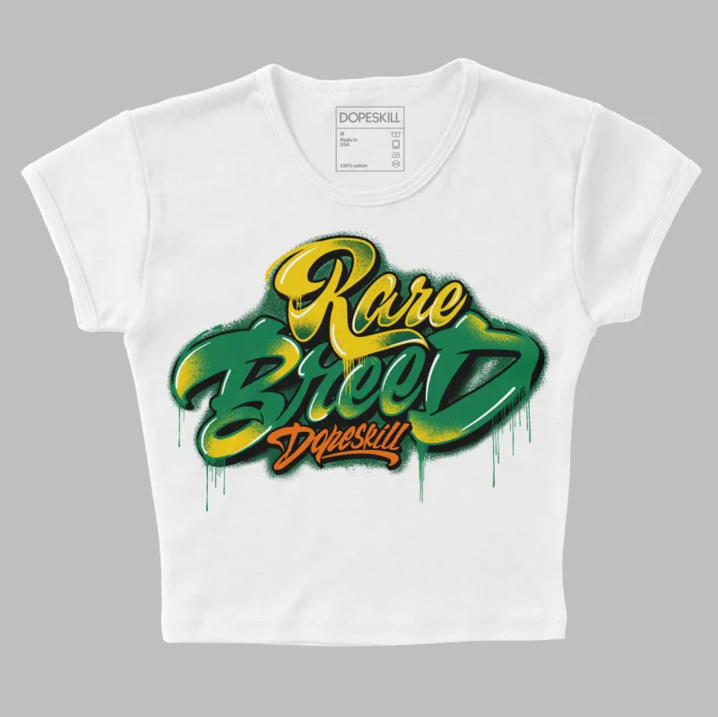 Green Collection DopeSkill Women's Crop Top Rare Breed Type Graphic sold by DopeSkill