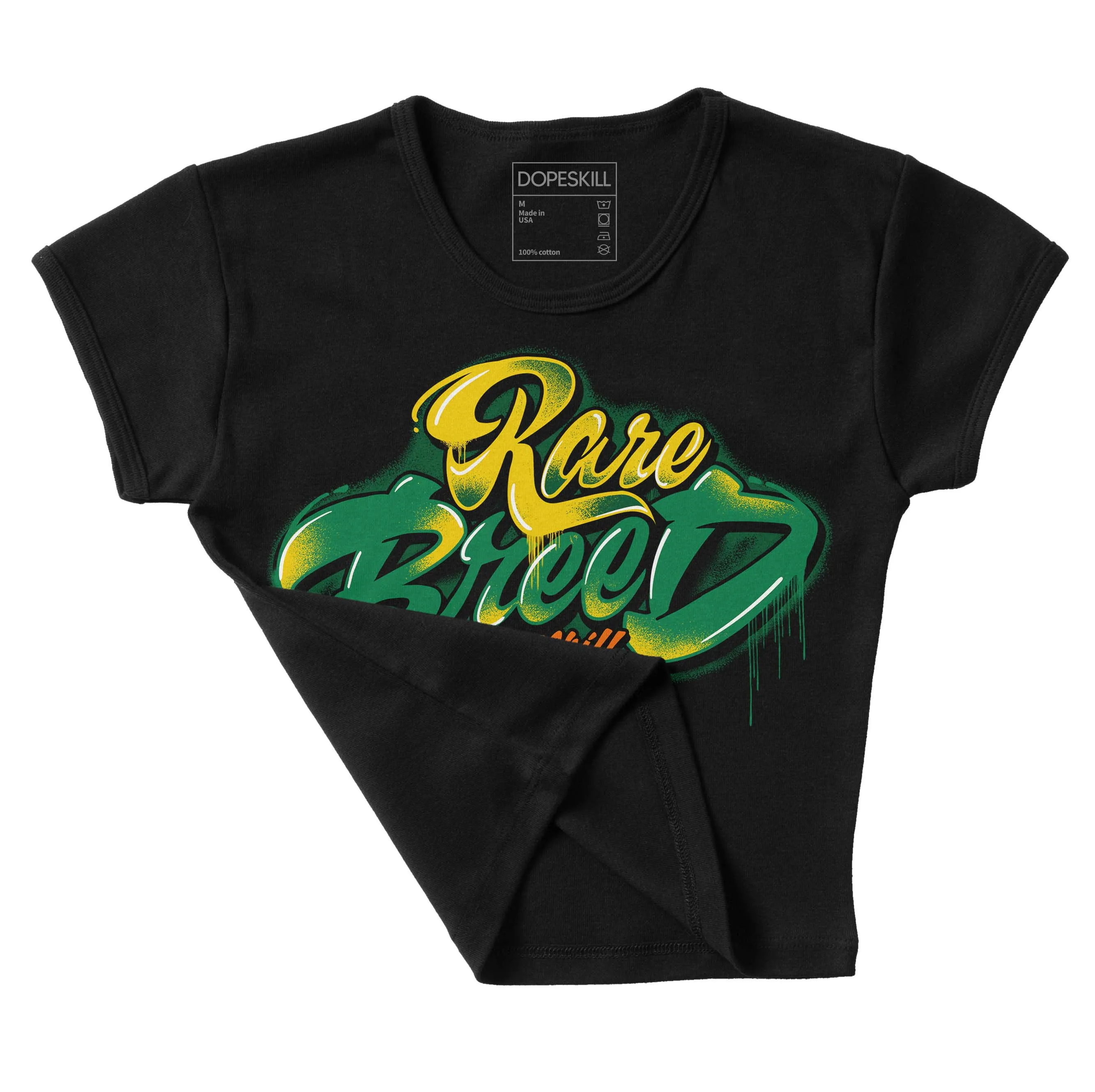 Green Collection DopeSkill Women's Crop Top Rare Breed Type Graphic sold by DopeSkill product image thumbnail 4