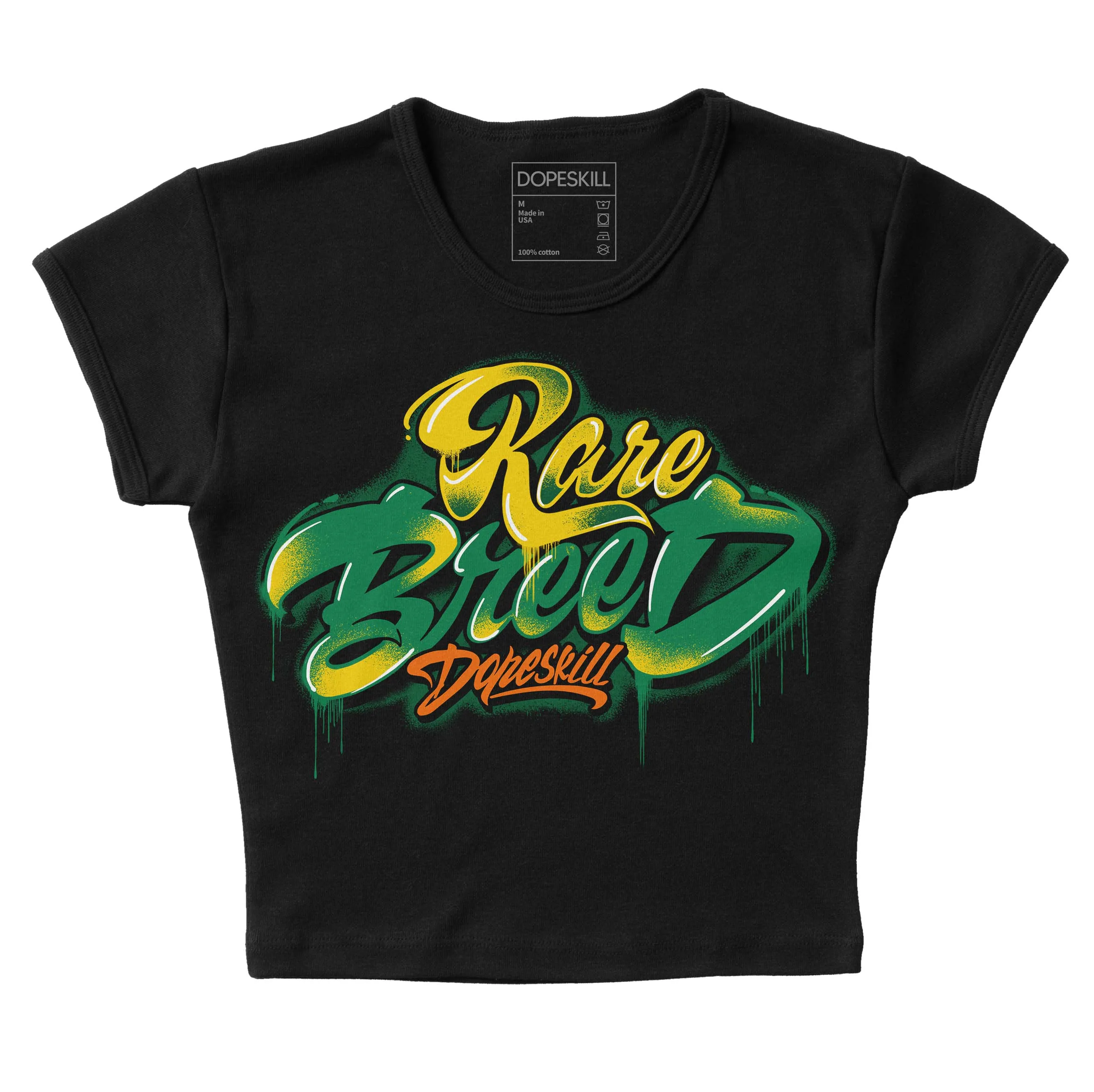 Green Collection DopeSkill Women's Crop Top Rare Breed Type Graphic sold by DopeSkill product image thumbnail 2