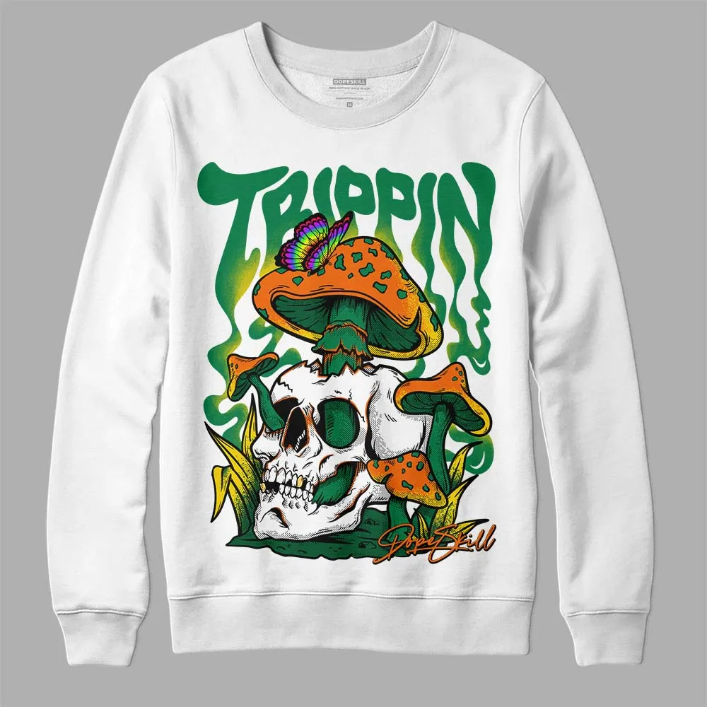 Green Collection DopeSkill Sweatshirt Trippin Graphic sold by DopeSkill