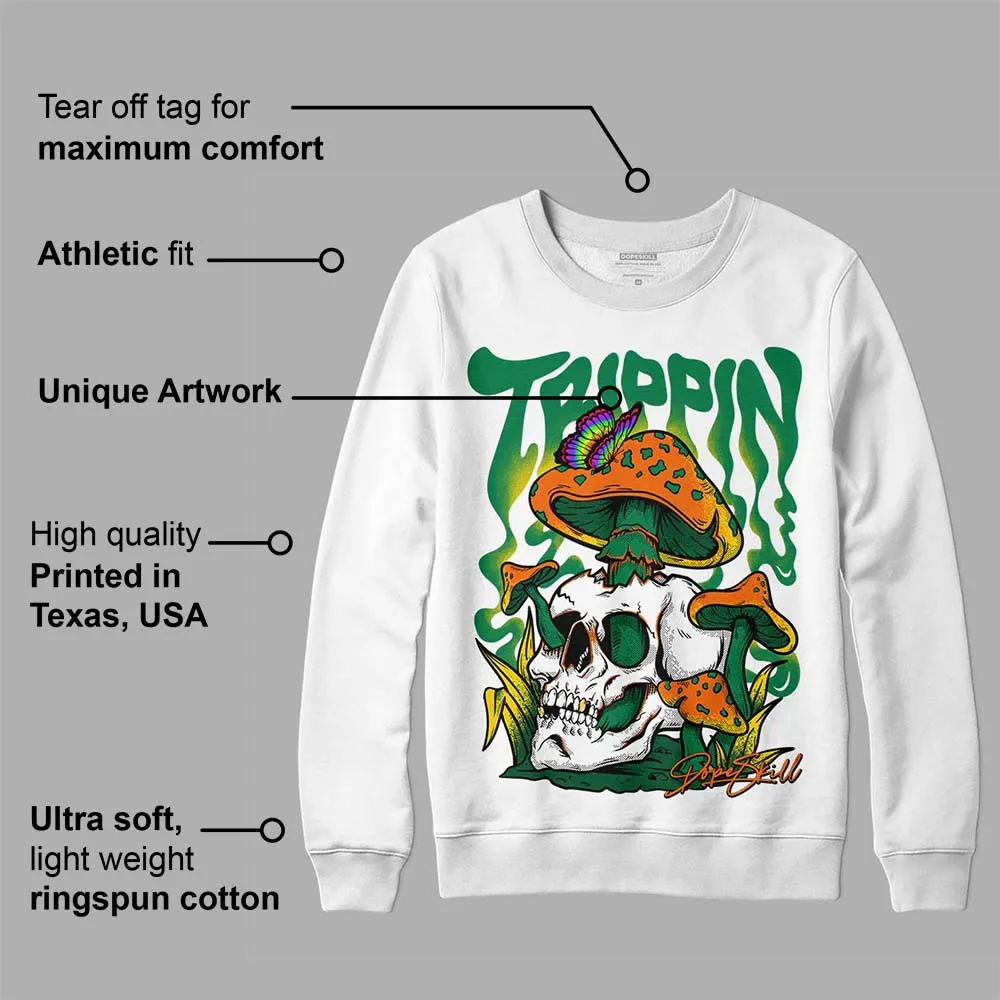 Green Collection DopeSkill Sweatshirt Trippin Graphic sold by DopeSkill product image thumbnail 3