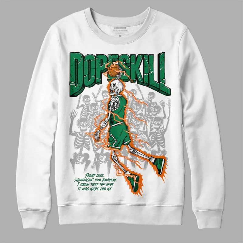 Green Collection DopeSkill Sweatshirt Thunder Dunk Graphic sold by DopeSkill