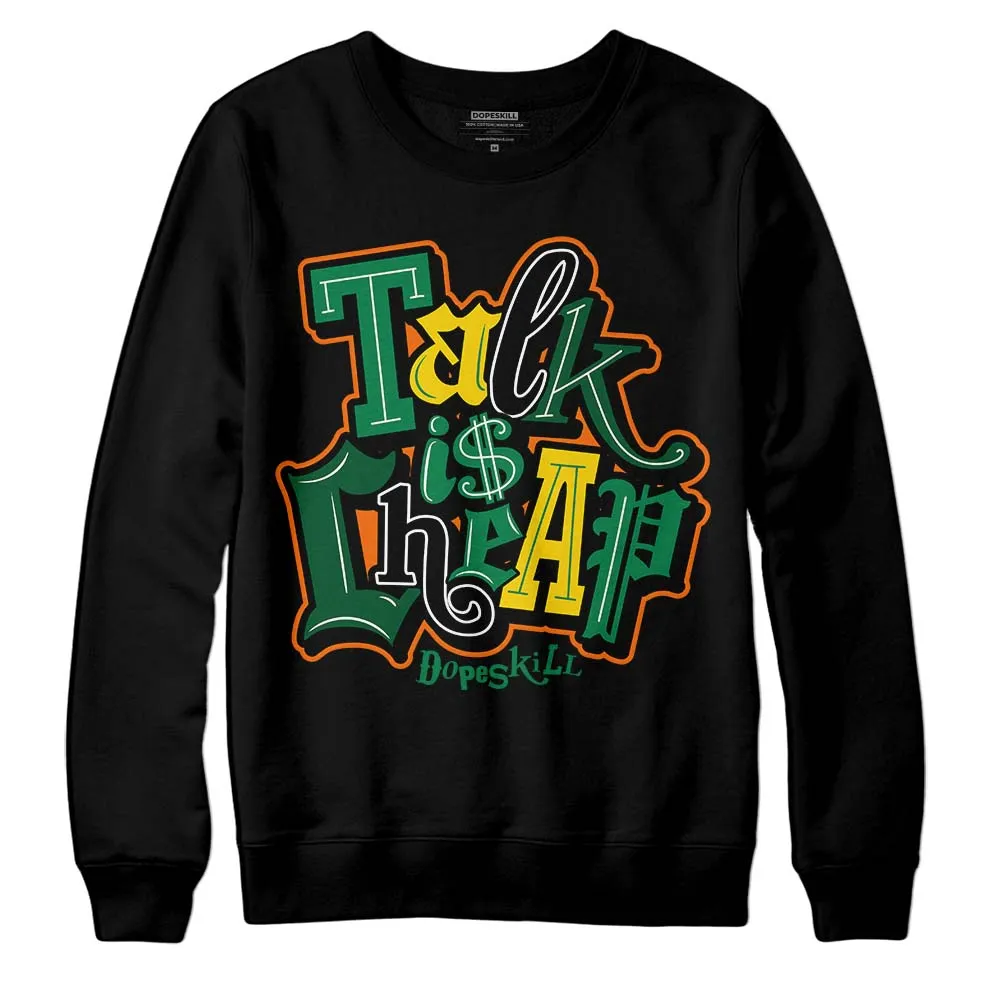 Green Collection DopeSkill Sweatshirt Talk Is Chip Graphic sold by DopeSkill product image thumbnail 2