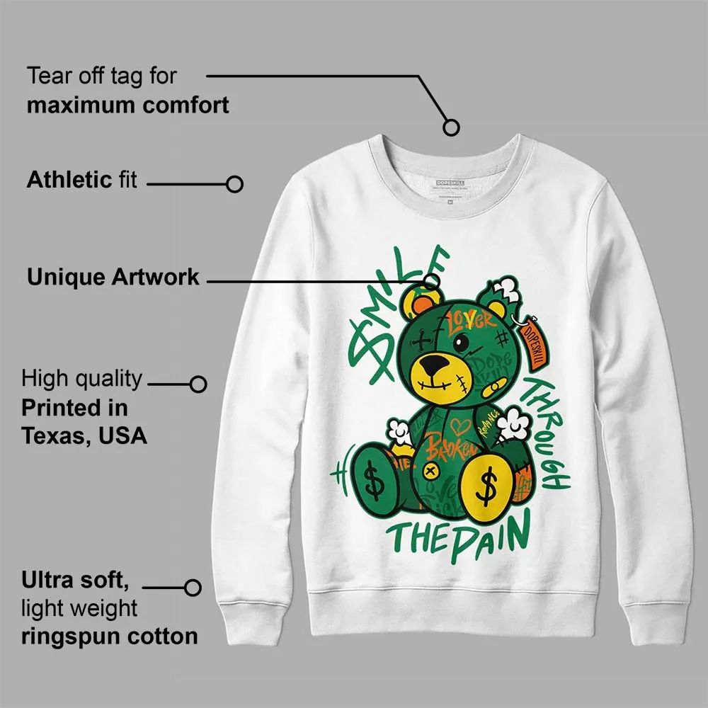 Green Collection DopeSkill Sweatshirt Smile Through The Pain Graphic sold by DopeSkill product image thumbnail 3