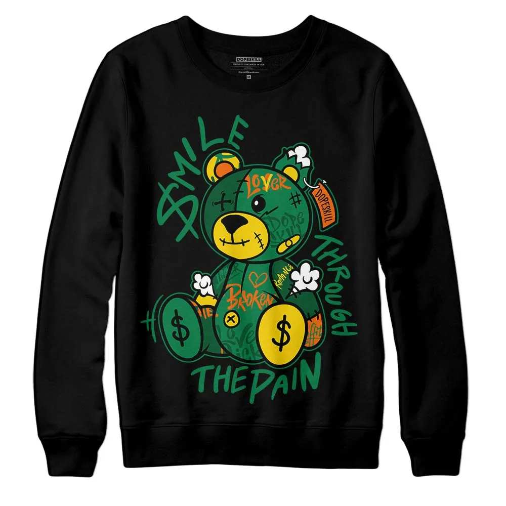 Green Collection DopeSkill Sweatshirt Smile Through The Pain Graphic sold by DopeSkill product image thumbnail 2