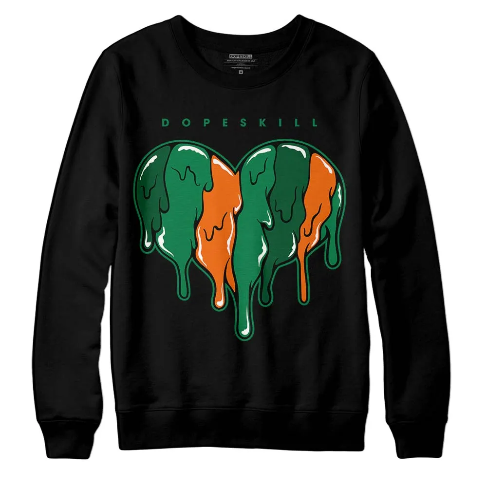 Green Collection DopeSkill Sweatshirt Slime Drip Heart Graphic sold by DopeSkill product image thumbnail 2