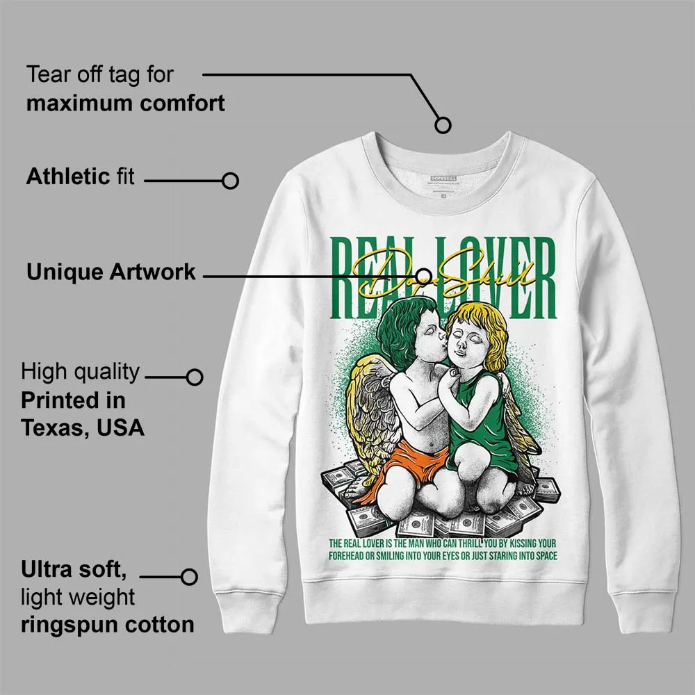 Green Collection DopeSkill Sweatshirt Real Lover Graphic sold by DopeSkill product image thumbnail 3