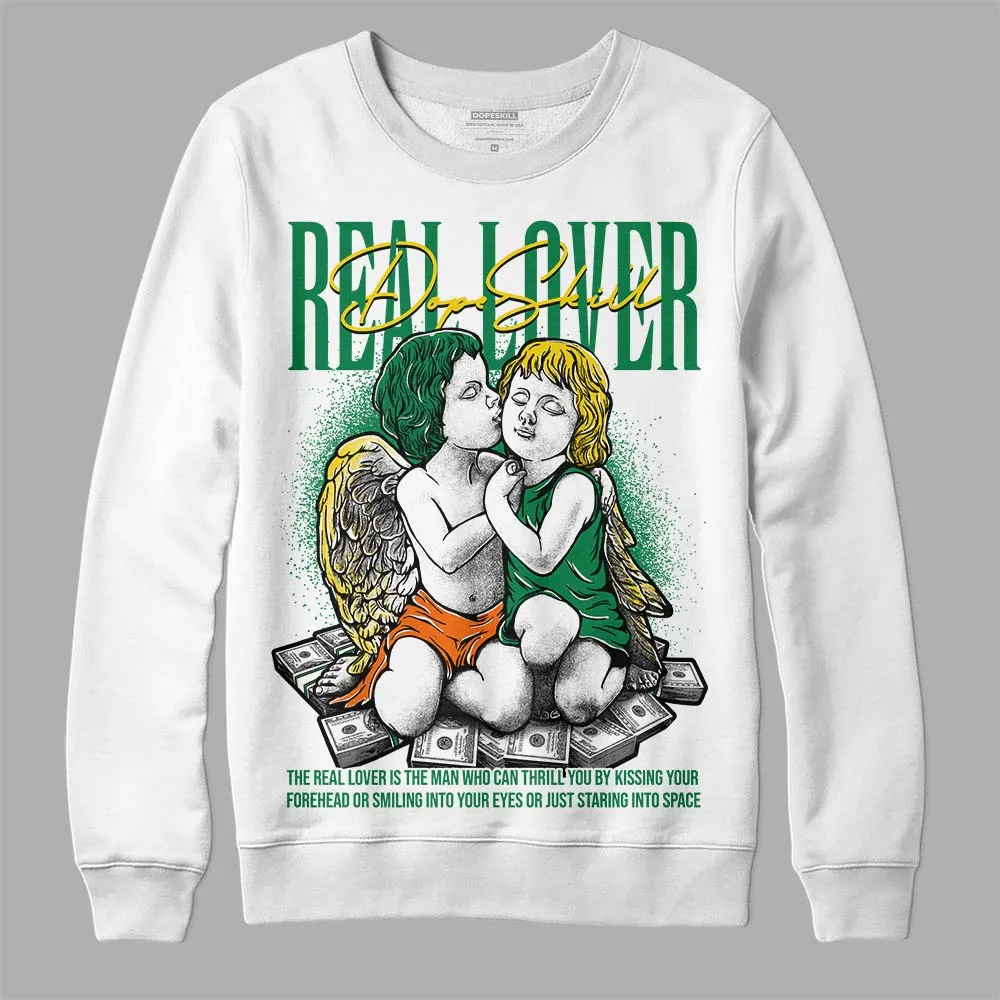 Green Collection DopeSkill Sweatshirt Real Lover Graphic sold by DopeSkill