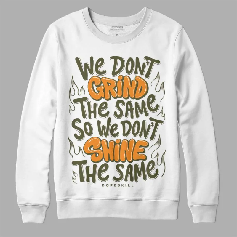 Olive 5s DopeSkill Sweatshirt Grind Shine Graphic sold by DopeSkill
