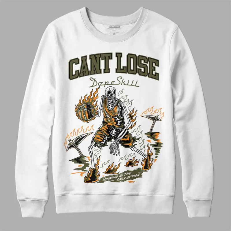 Olive 5s DopeSkill Sweatshirt Cant Lose Graphic sold by DopeSkill