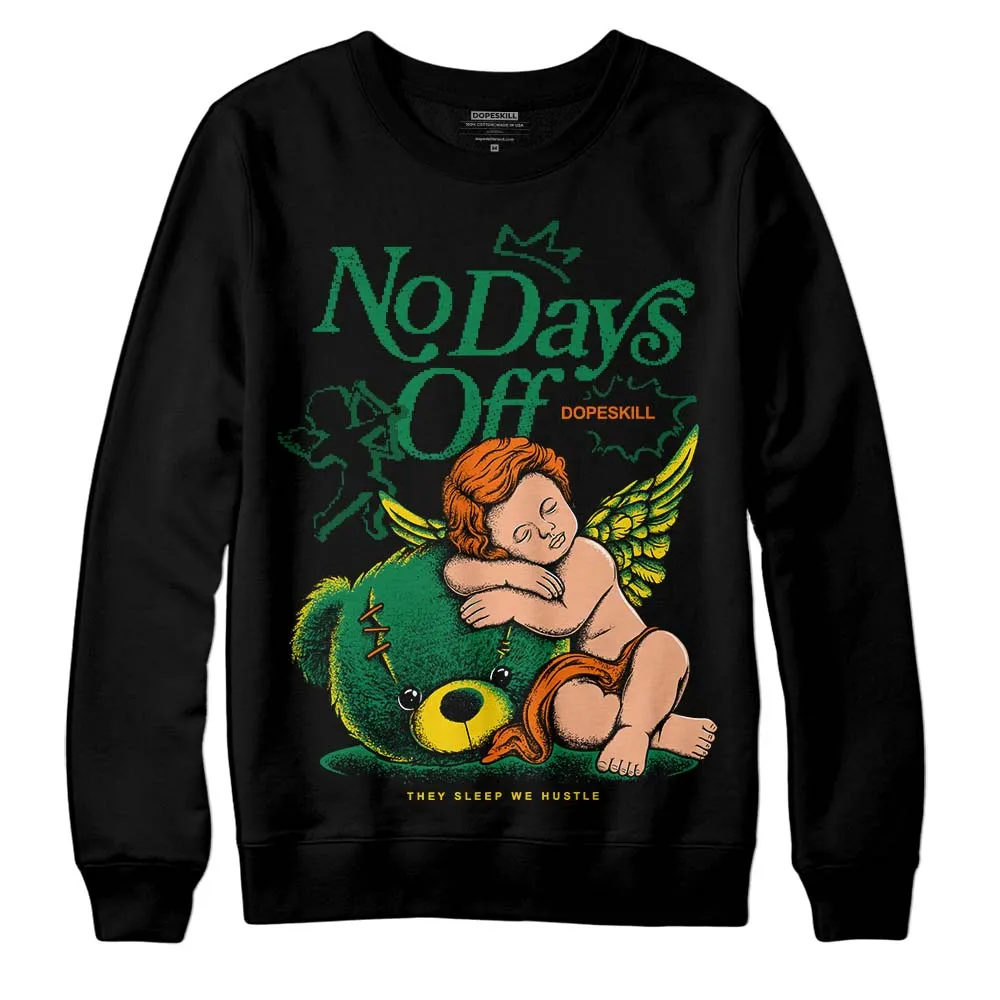 Green Collection DopeSkill Sweatshirt New No Days Off Graphic sold by DopeSkill product image thumbnail 2