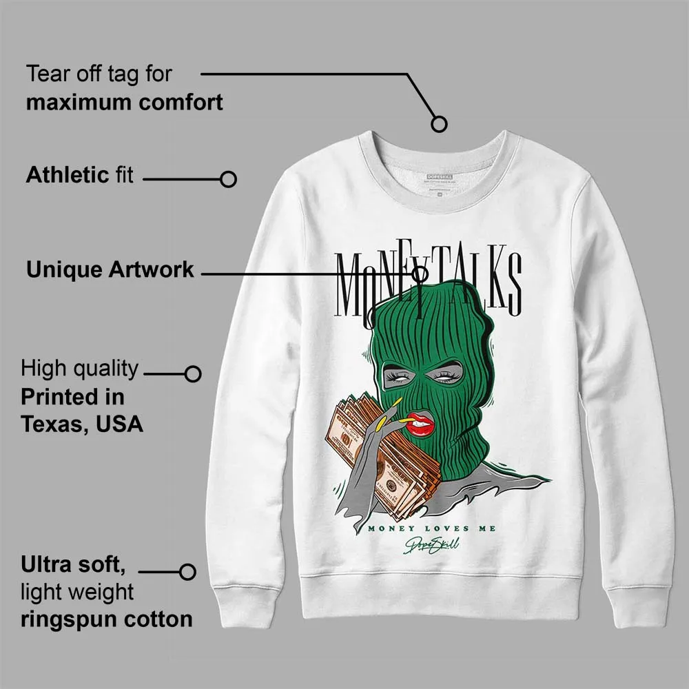 Green Collection DopeSkill Sweatshirt Money Talks Graphic sold by DopeSkill product image thumbnail 3