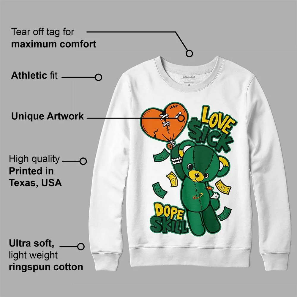 Green Collection DopeSkill Sweatshirt Love Sick Graphic sold by DopeSkill product image thumbnail 3