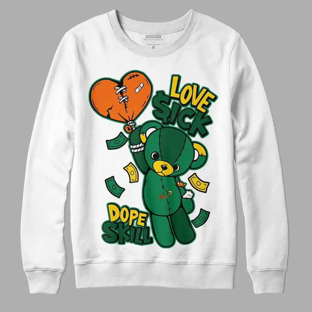 Green Collection DopeSkill Sweatshirt Love Sick Graphic sold by DopeSkill