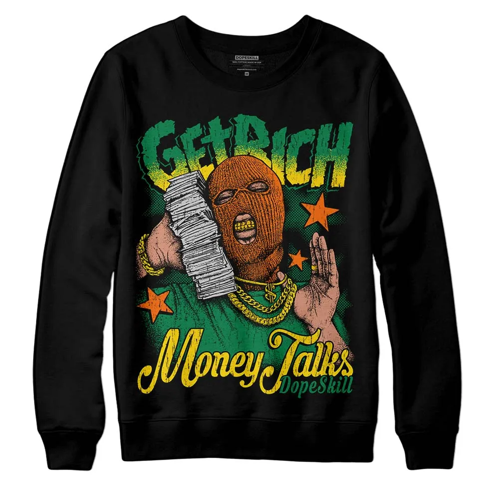 Green Collection DopeSkill Sweatshirt Get Rich Graphic sold by DopeSkill product image thumbnail 2