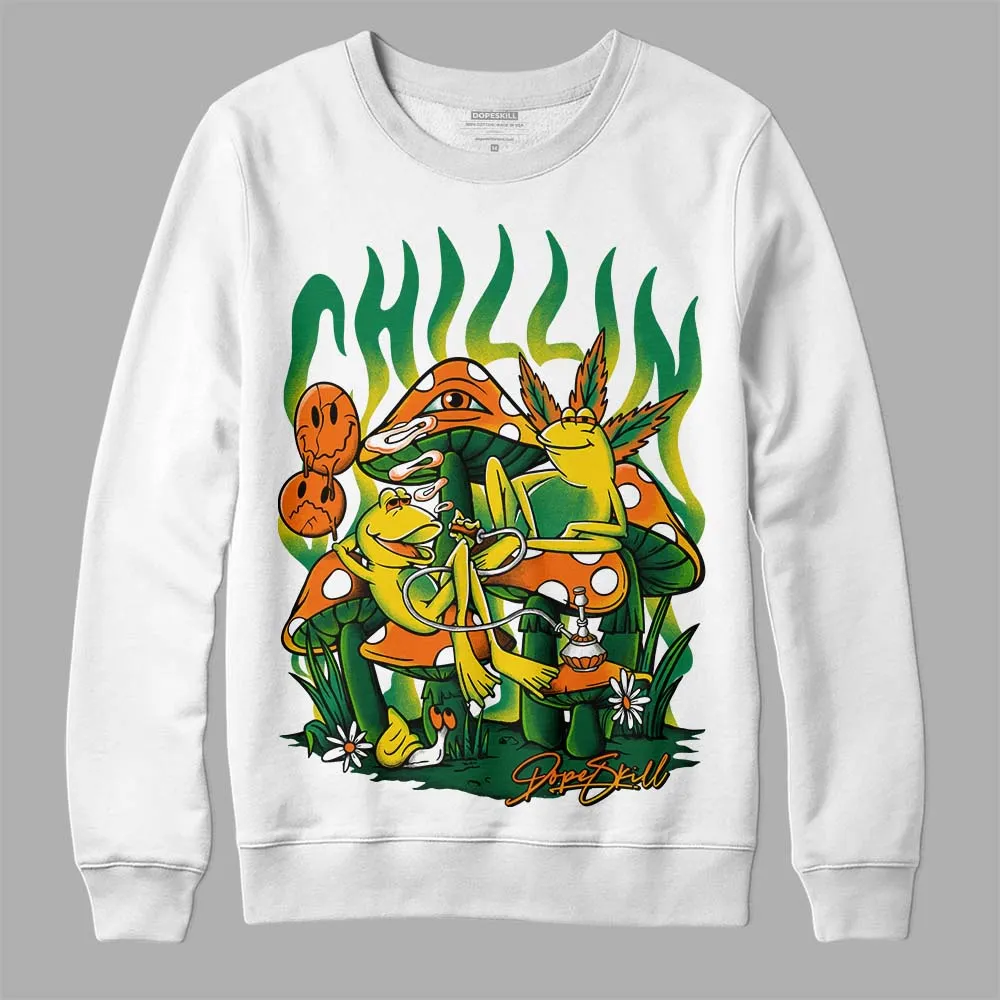 Green Collection DopeSkill Sweatshirt Chillin Graphic sold by DopeSkill