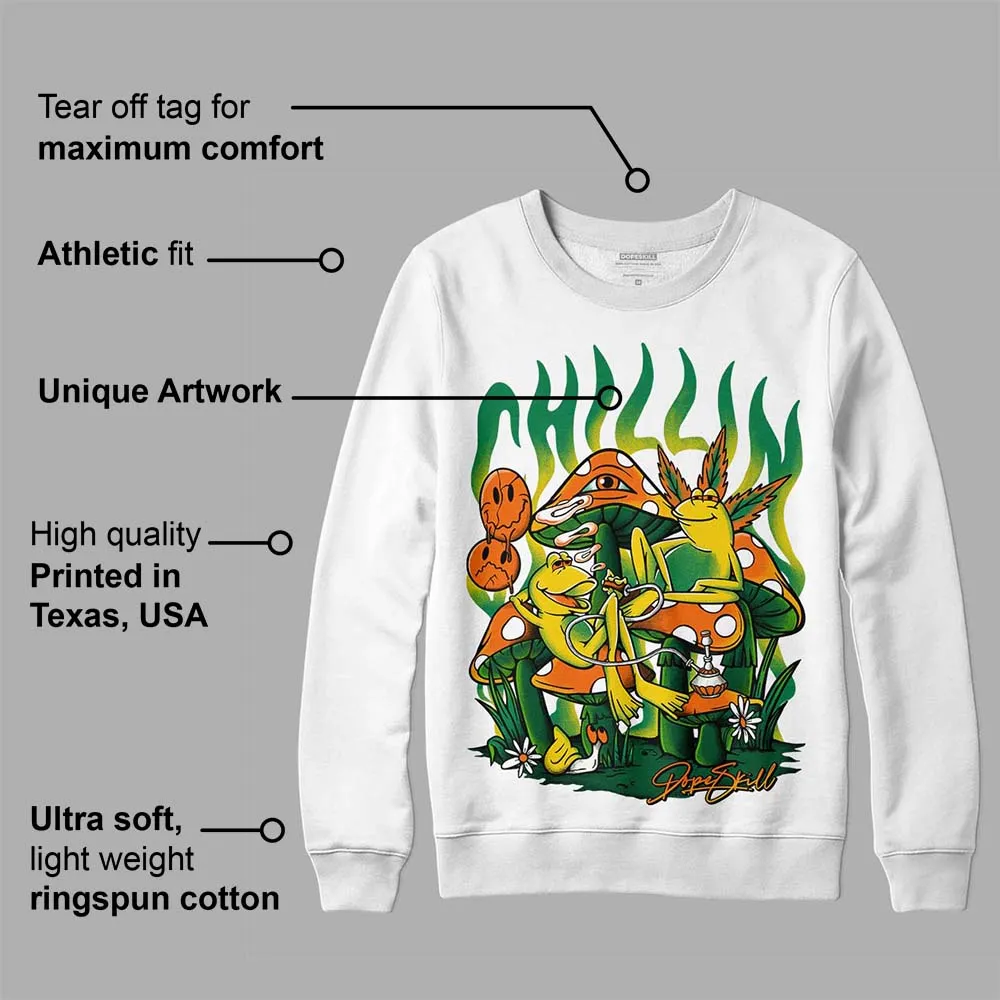 Green Collection DopeSkill Sweatshirt Chillin Graphic sold by DopeSkill product image thumbnail 3