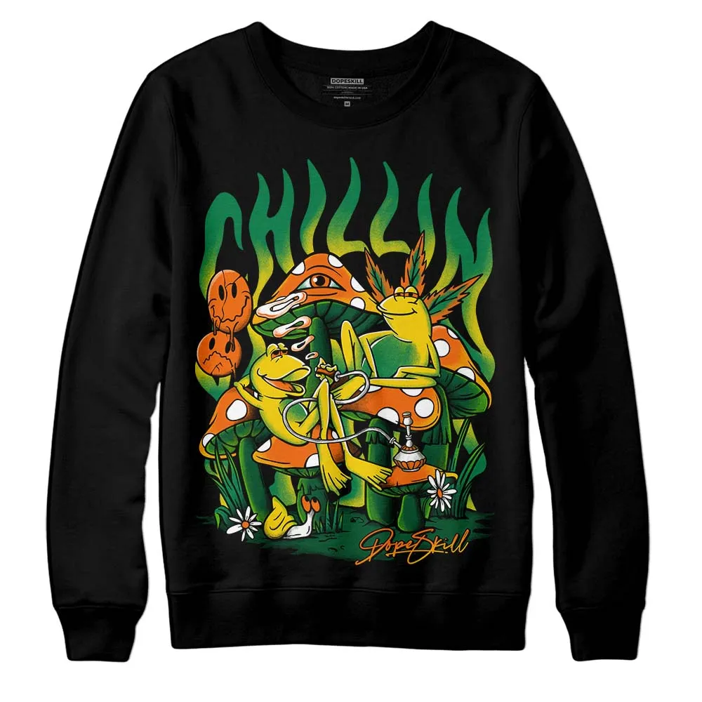 Green Collection DopeSkill Sweatshirt Chillin Graphic sold by DopeSkill product image thumbnail 2