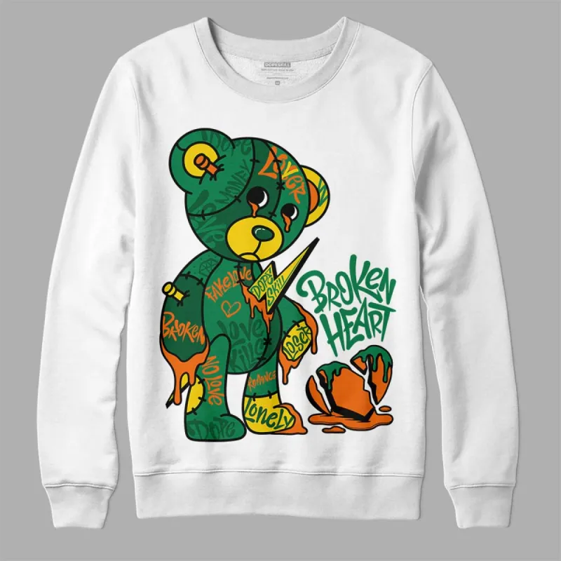 Green Collection DopeSkill Sweatshirt Broken Heart Graphic sold by DopeSkill