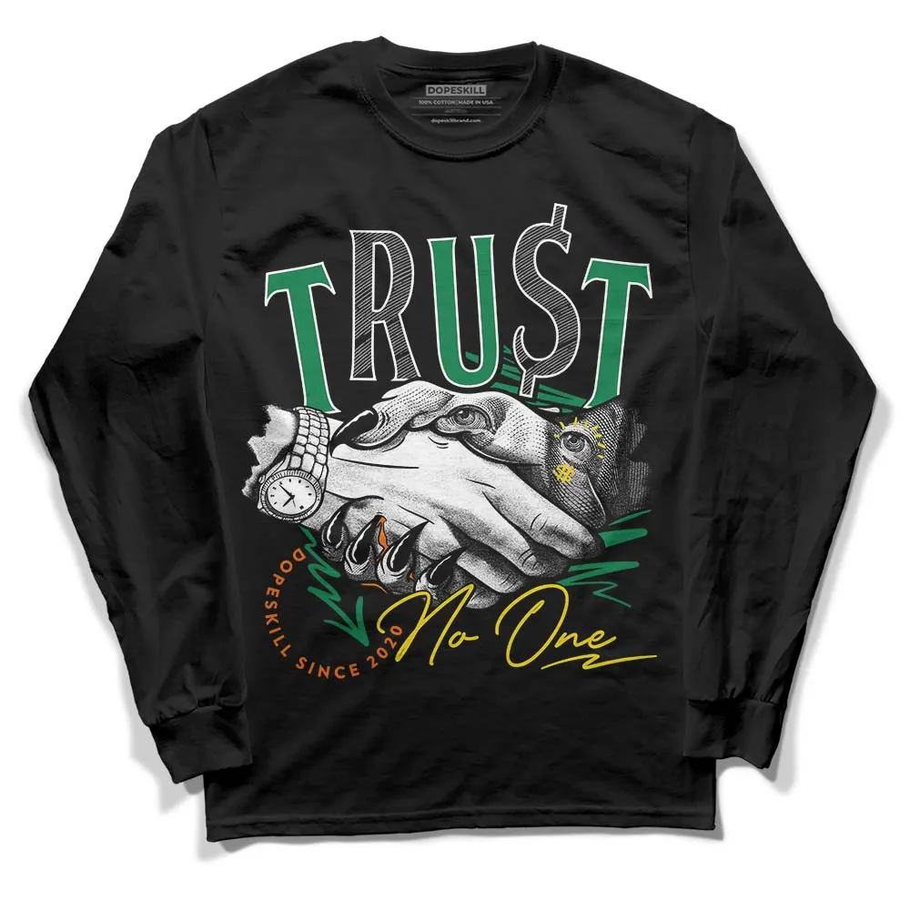 Green Collection DopeSkill Long Sleeve T-Shirt Trust No One Graphic sold by DopeSkill product image thumbnail 2