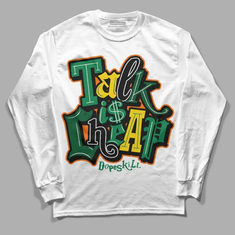 Green Collection DopeSkill Long Sleeve T-Shirt Talk Is Chip Graphic sold by DopeSkill